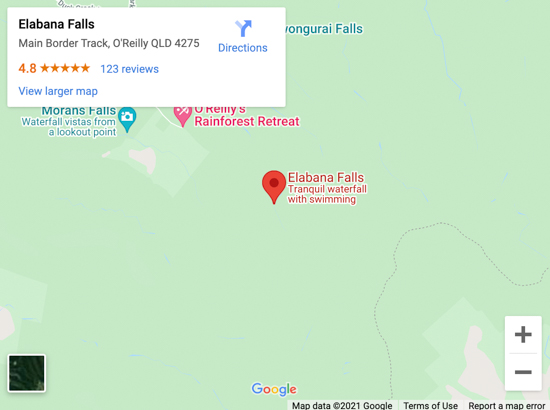 elabana falls map