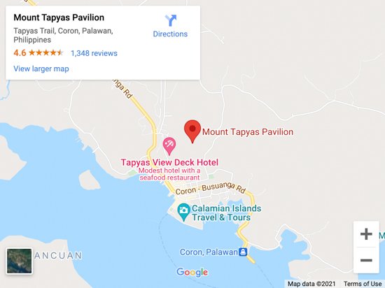 mount tapyas map