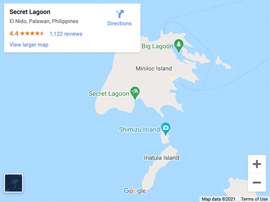 secret lagoon map