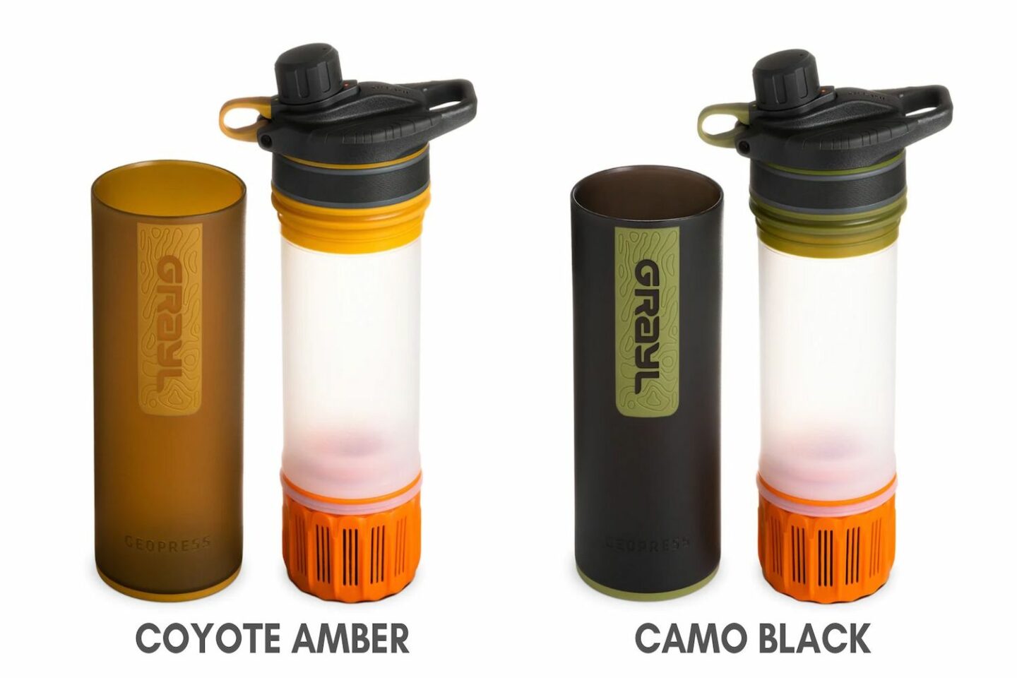 Grayl Water Bottle colors