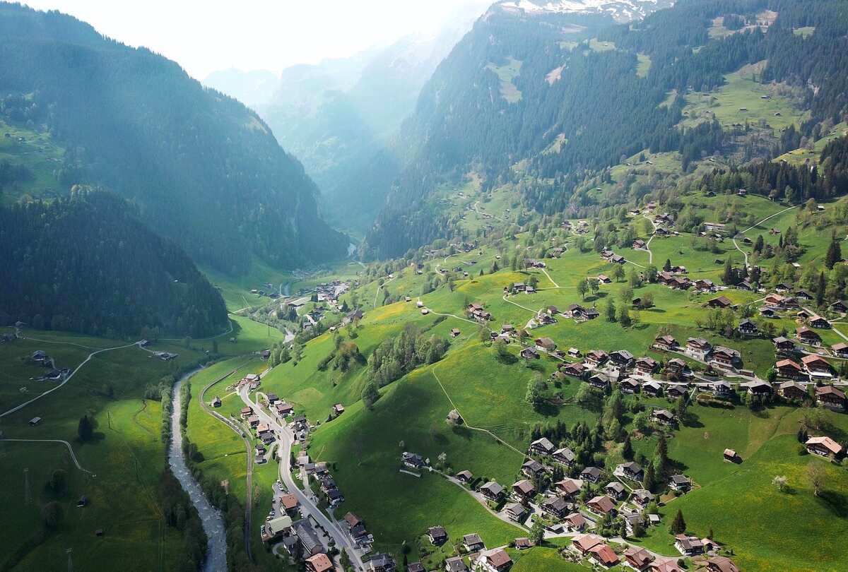 Jungfrau region of Switzerland