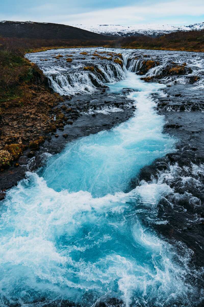 bruarfoss waterfall