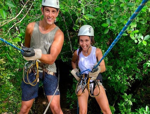 Selva Maya Eco Adventure Park Ziplining Hanging Bridges Rappelling and Cenote