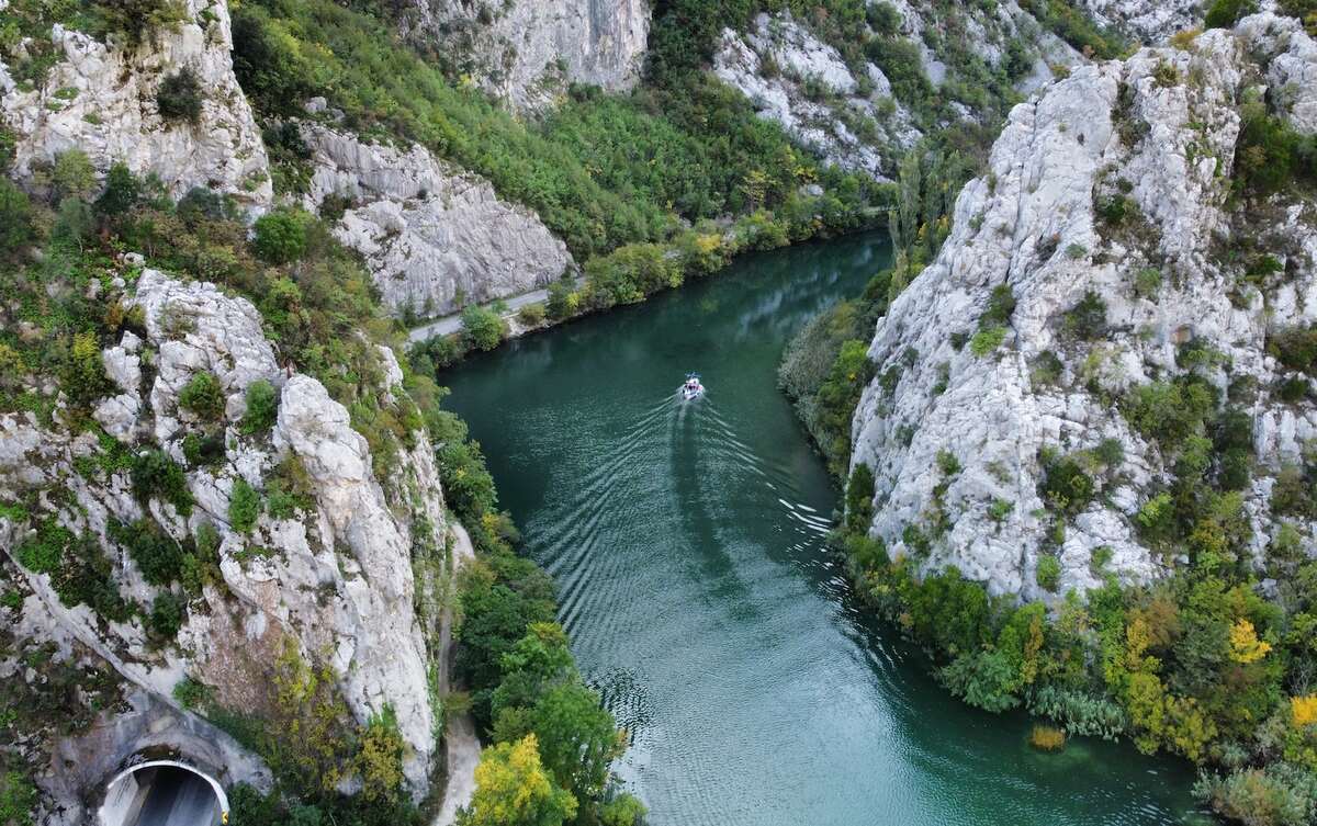 Cetina River in Croatia