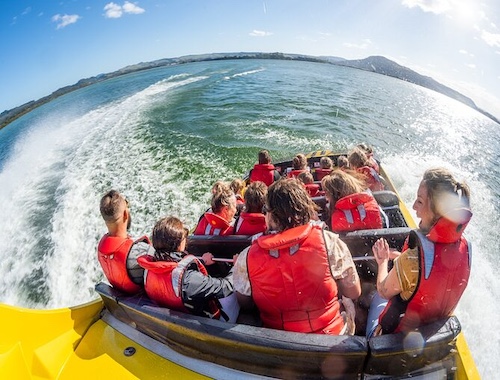 Jet Boat tour on Lake Rotorua